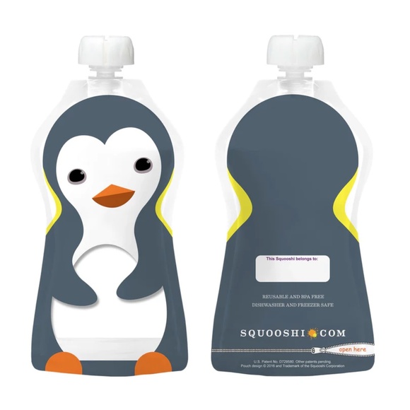SQUOOSHI REUSABLE FOOD POUCH | LARGE 6 PACK - 5 OZ. - Picture 5 of 9